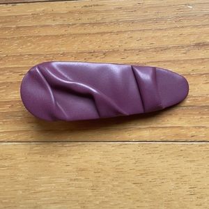Hello Ashto Handmade Artisan Hair Clip Barette in Deep Purple